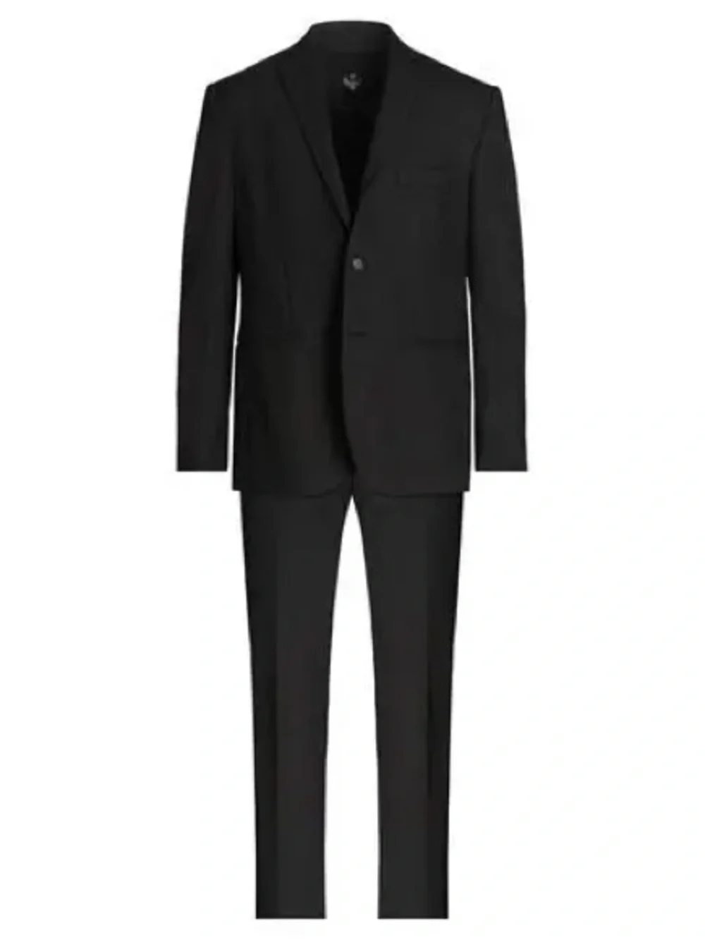 NWT Frankie Morello Cotton Blend Suit Business Wedding Black Sz 52